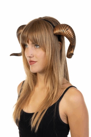 Haarband Hoorns Goud Diadeem Ram Griekse God 6