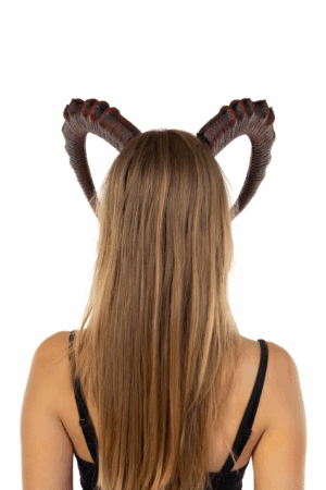 Haarband Hoorns Rood Diadeem Duivel Halloween Ram Bok 6