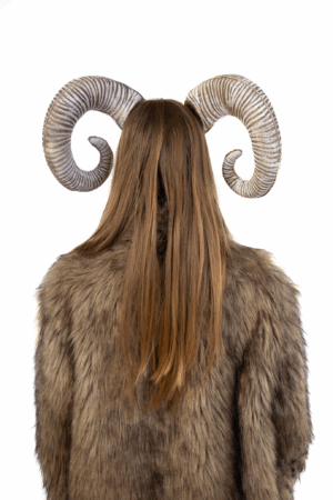 Haarband Hoorns Zilver Diadeem Duivel Halloween Ram Bok 2