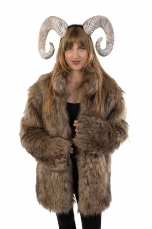 Haarband Hoorns Zilver Diadeem Duivel Halloween Ram Bok