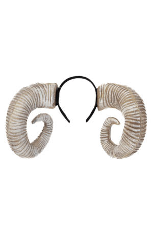 Haarband Hoorns Zilver Diadeem Duivel Halloween Ram Bok 5