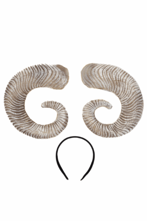 Haarband Hoorns Zilver Diadeem Duivel Halloween Ram Bok 7