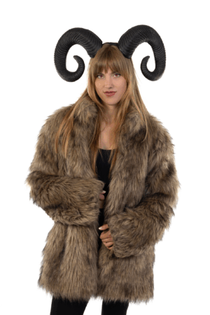 Haarband Hoorns Zwart Diadeem Duivel Halloween Ram Bok