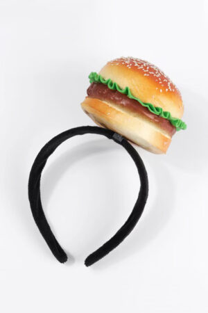 Hamburger haarband diadeem burger broodje cheeseburger1