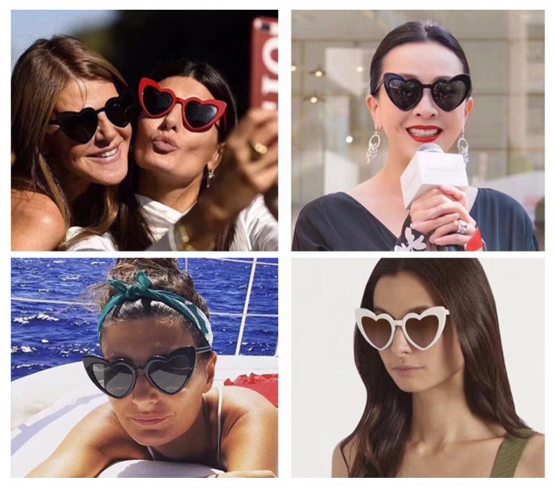 Hartjes zonnebril rood cat eye kopen? FeestinjeBeest.nl