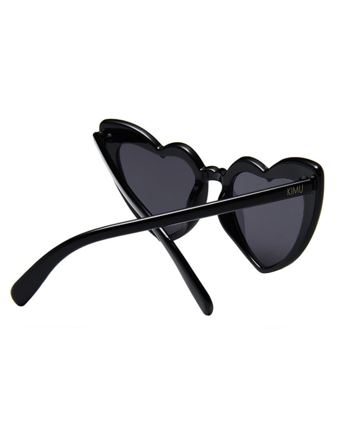 Hartjes zonnebril zwart cat eye kopen? FeestinjeBeest.nl