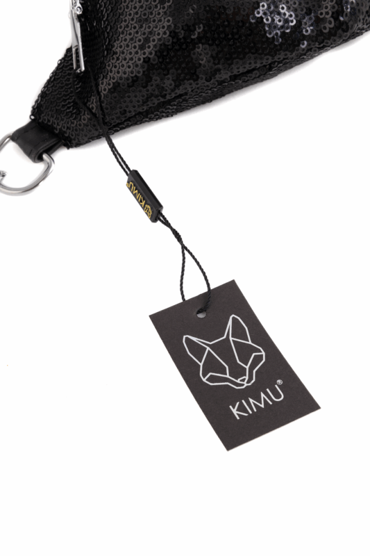 Heuptas Kleine Pailletten Zwart Sequin Ketting 3