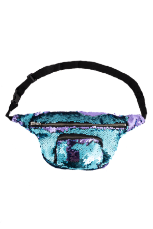 Heuptas Pailletten Voorvak Blauw Lila Sequin Glitter