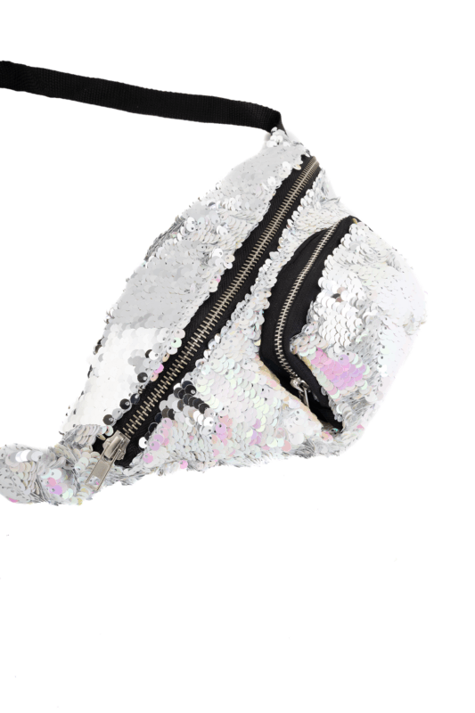 Heuptas Pailletten Voorvak Parelmoer Zilver Sequin Glitter 1