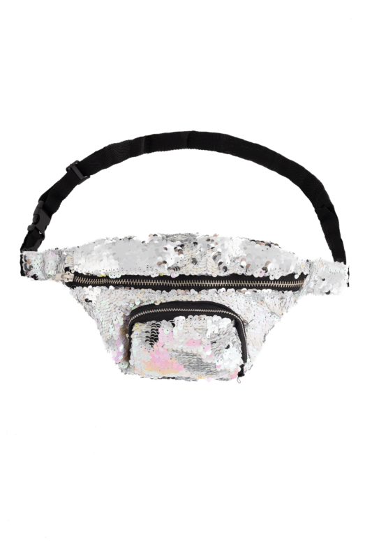 Heuptas Pailletten Voorvak Parelmoer Zilver Sequin Glitter