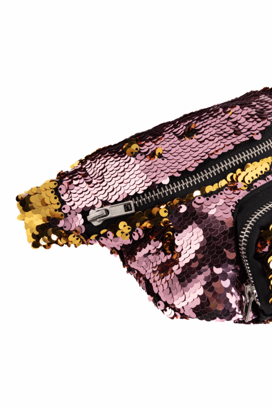 Heuptas Pailletten Voorvak Roze Goud Sequin Glitter 2