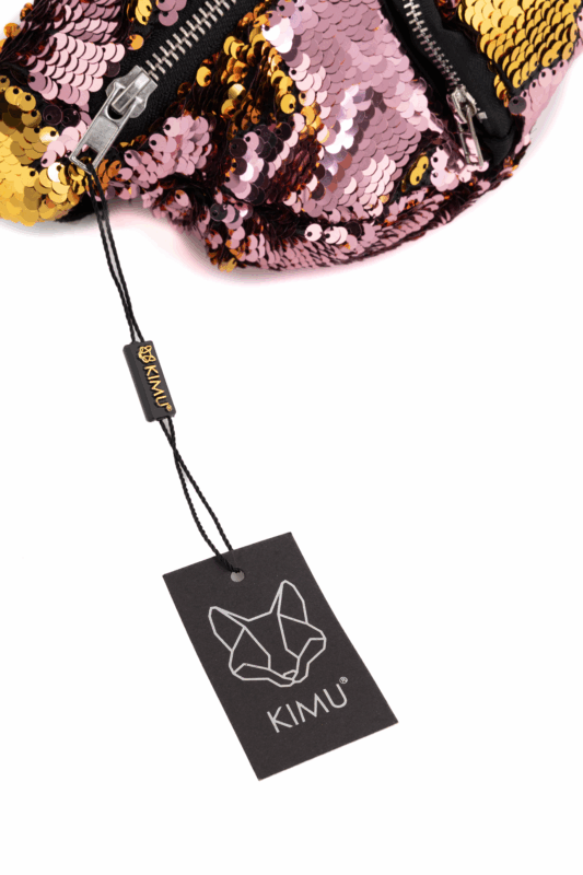 Heuptas Pailletten Voorvak Roze Goud Sequin Glitter 3