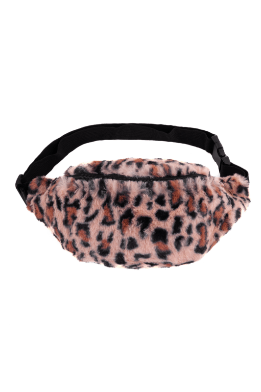 Heuptas Panter Roze Pluche Luipaard Cheetah Zacht
