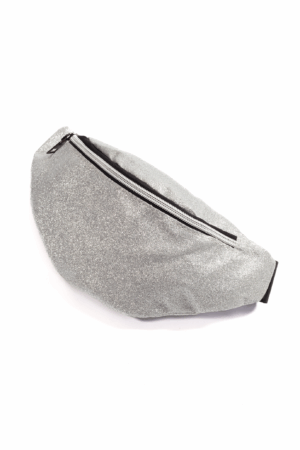 Heuptasje zilver glitter fanny pack heuptas 1