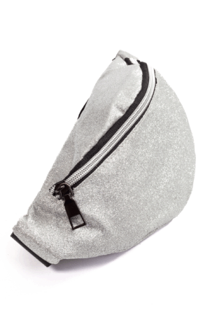 Heuptasje zilver glitter fanny pack heuptas 2