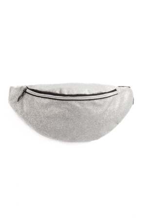 Heuptasje zilver glitter fanny pack heuptas