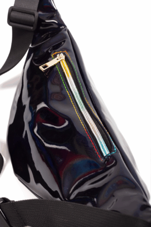 Holografische Heuptas Donkerblauw Voorvak Glitters 3