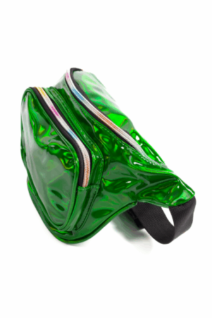 Holografische heuptas fanny pack groen 1