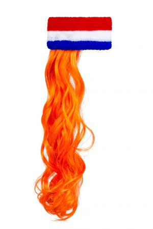 Hoofdband matje oranje Nederland zweetband