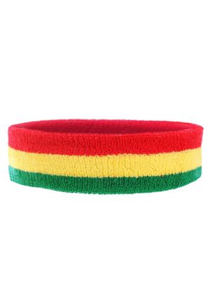 Hoofdband reggae zweetband haarband