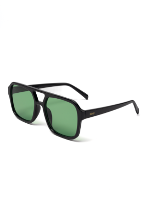 Influencer Zonnebril Pilotenbril Aviator Groen Zwart Hollywood Retro