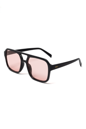 Influencer Zonnebril Pilotenbril Aviator Roze Zwart Hollywood Retro