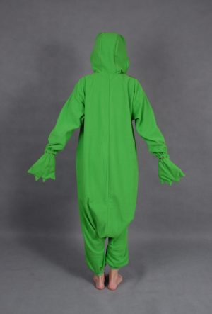 Groene kikker onesie frog pak kostum kikkerpak