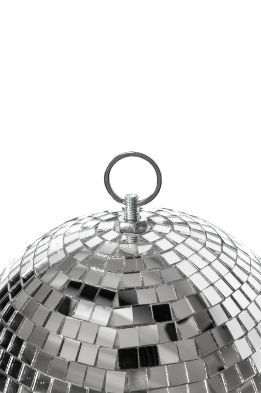 Kleine Discobal 20 cm Spiegelbol Discobol Spiegeltjes Disco Zilver 1