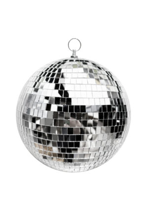 Spiegelbal 20 CM Zilver Discobal Spiegels Feest Disco Feestaccessoires