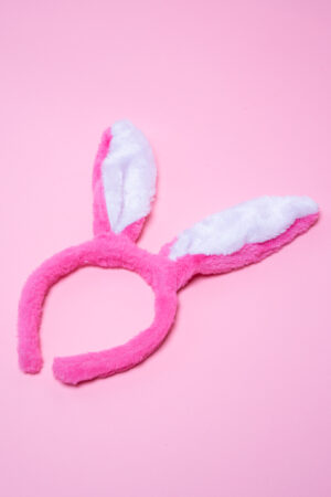 Konijn Haarband Neon Roze Konijnenoren Oortjes Bunny Diadeem 1