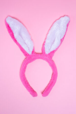 Konijn Haarband Neon Roze Konijnenoren Oortjes Bunny Diadeem