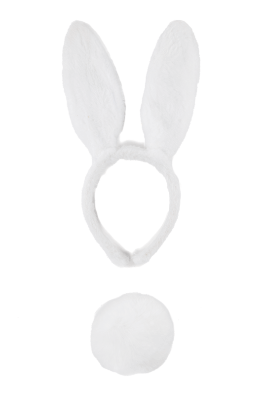 Konijn Haarband Wit Konijnenoren Oortjes Bunny Diadeem Paashaas