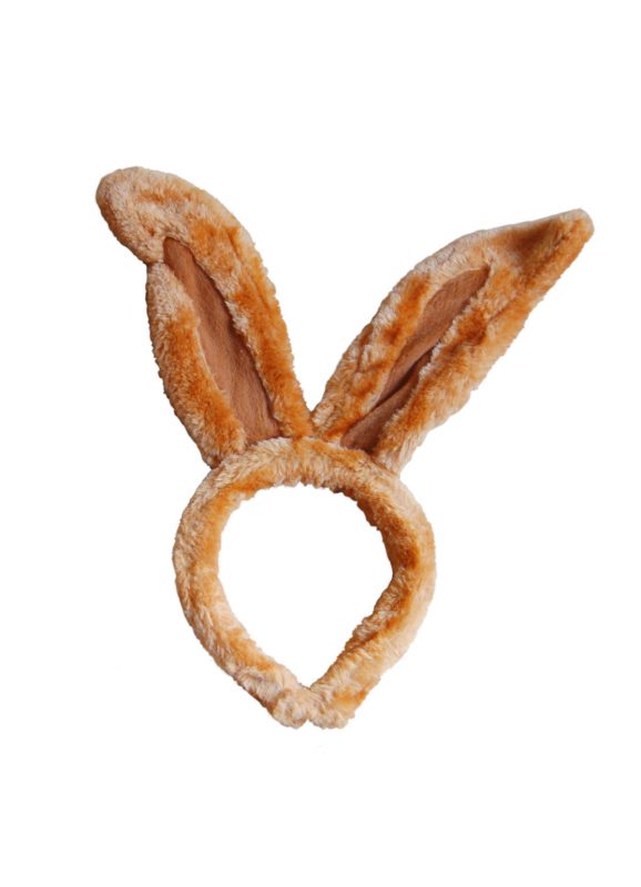 Konijn haarband konijnenoren Bunny bruin