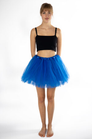 Konings Blauwe Tutu Tule Rokje Dunne Petticoat Tule Rok Kinderen Volwassenen 1