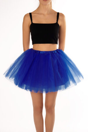 Konings Blauwe Tutu Tule Rokje Dunne Petticoat Tule Rok Kinderen Volwassenen