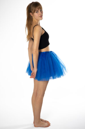 Konings Blauwe Tutu Tule Rokje Dunne Petticoat Tule Rok Kinderen Volwassenen 4