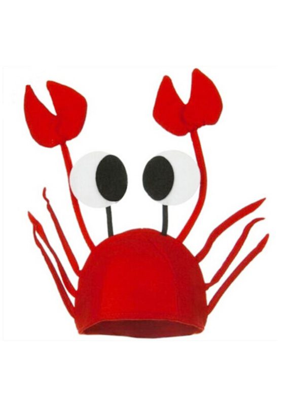 Krab muts rood