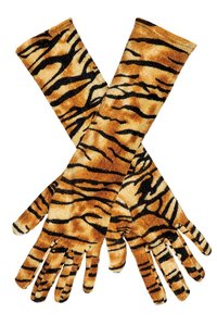 forum Denemarken Monarch Lange handschoenen tijgerprint fluweel kopen? - FeestinjeBeest.nl