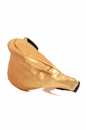 Leren Heuptas Goud Flap Achtervak Lederlook 1
