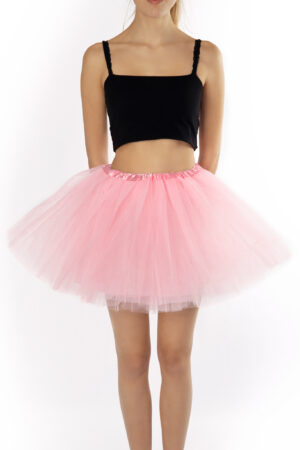 Licht Roze Tutu Tule Rokje Dunne Petticoat Tule Rok Kinderen Volwassenen