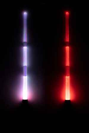 2x Lightsaber koppelbaar Star Wars Licht Space Zwaard Uitschuifbaar LED Kunststof