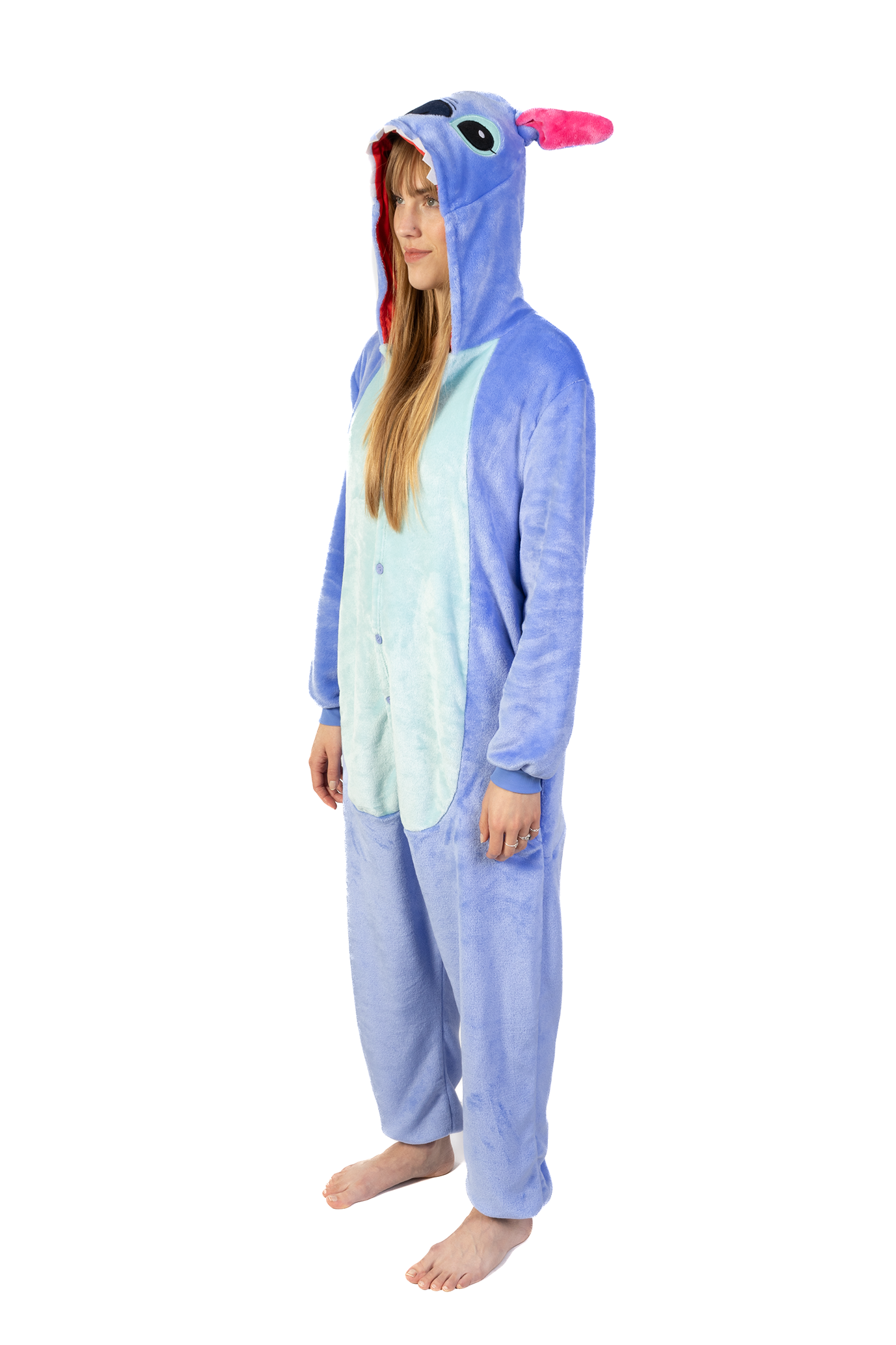 Lilo & Stitch Onesie Pak Kostuum Monster Alien Blauw 2
