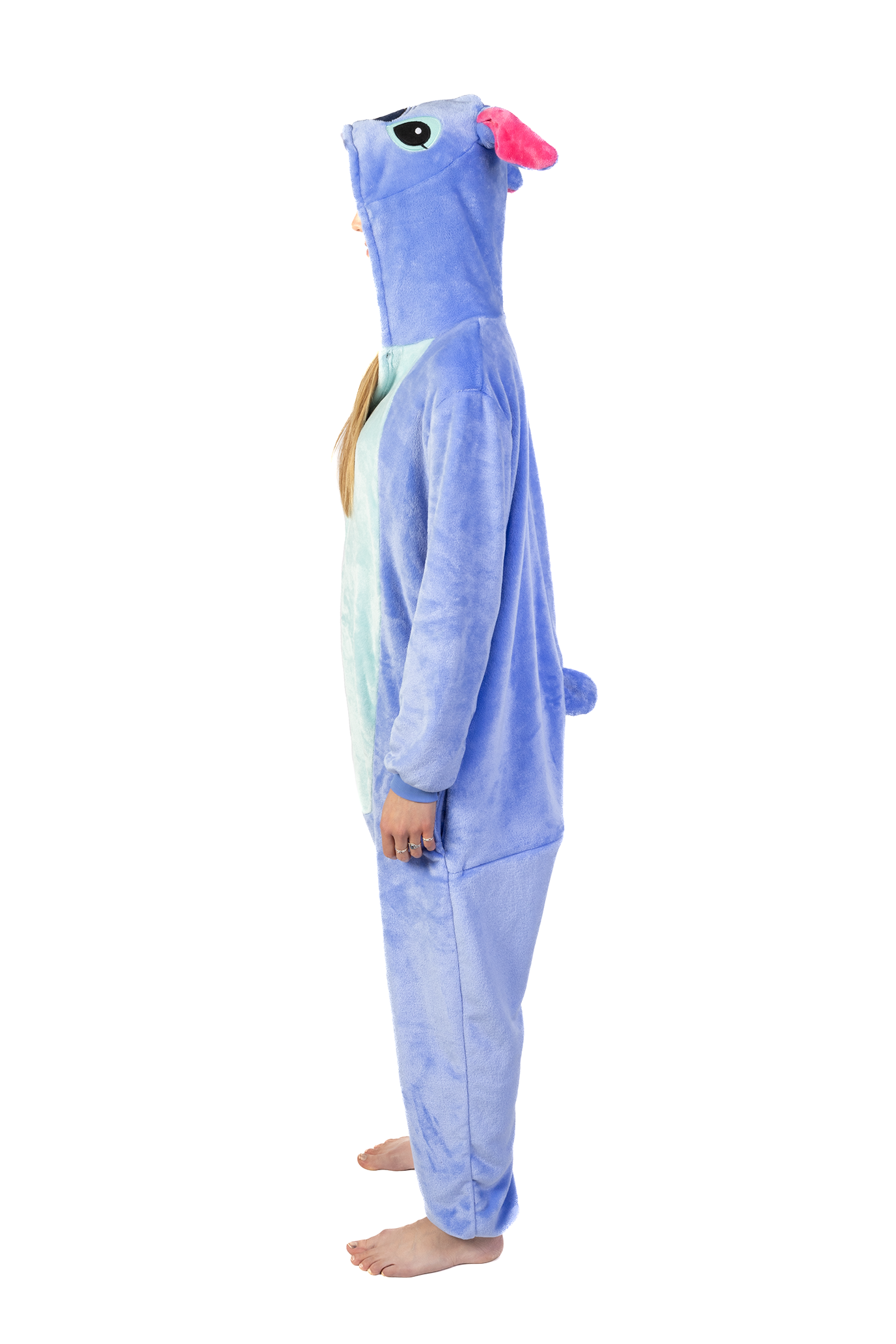 Lilo & Stitch Onesie Pak Kostuum Monster Alien Blauw 3