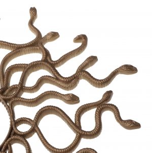 Medusa Haarband Slangen Diadeem Brons Goud Halloween Godin Slang Snakes