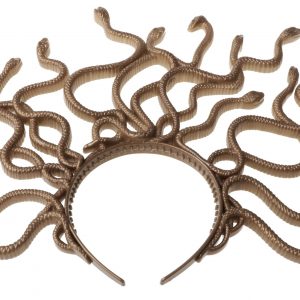 Medusa Haarband Slangen Diadeem Brons Goud Halloween Godin Slang Snakes