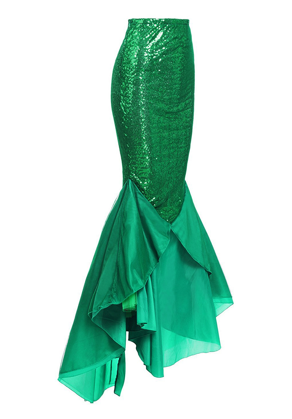  Mermaid  zeemeermin lange rok  groen sequin kopen 29 95 