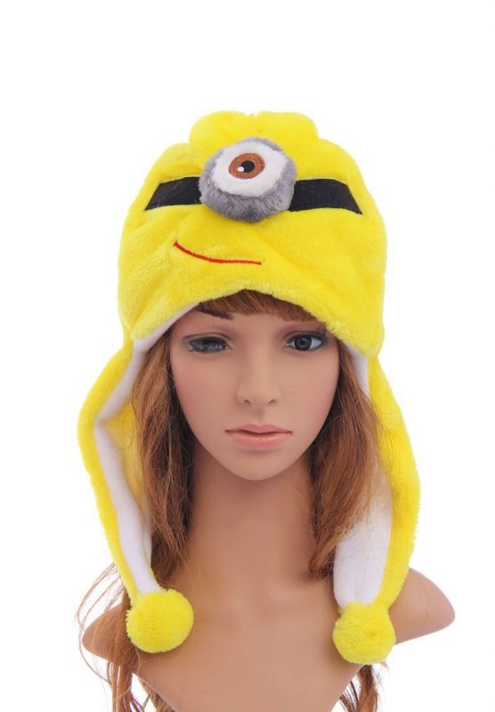 Minion muts eenoog met flappen