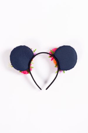 Minnie mouse haarband gekleurde bloemen