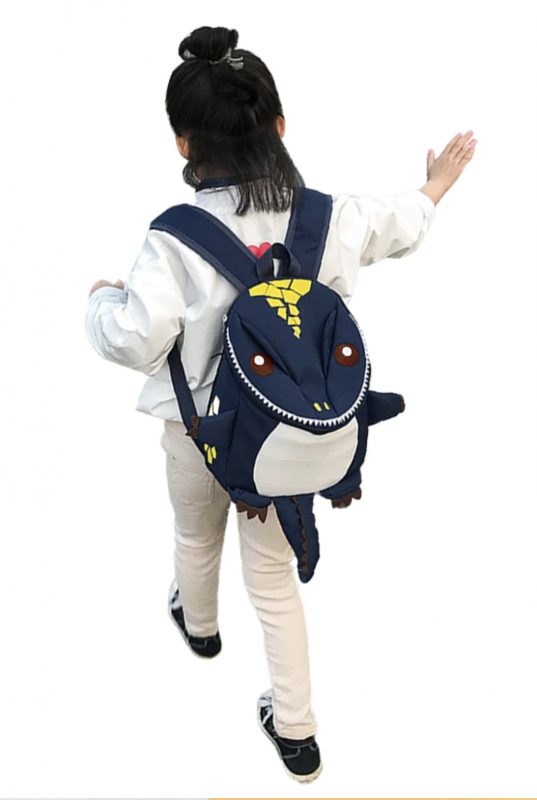 Monster rugtas dino rugzak donkerblauw