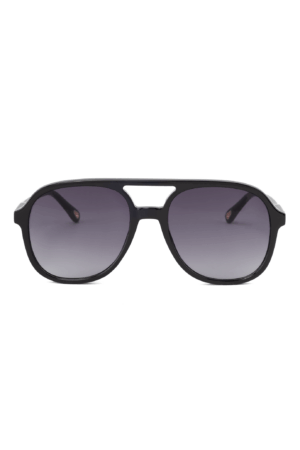 Motor Zonnebril Pilotenbril Influencer Zwart Retro Aviator 1